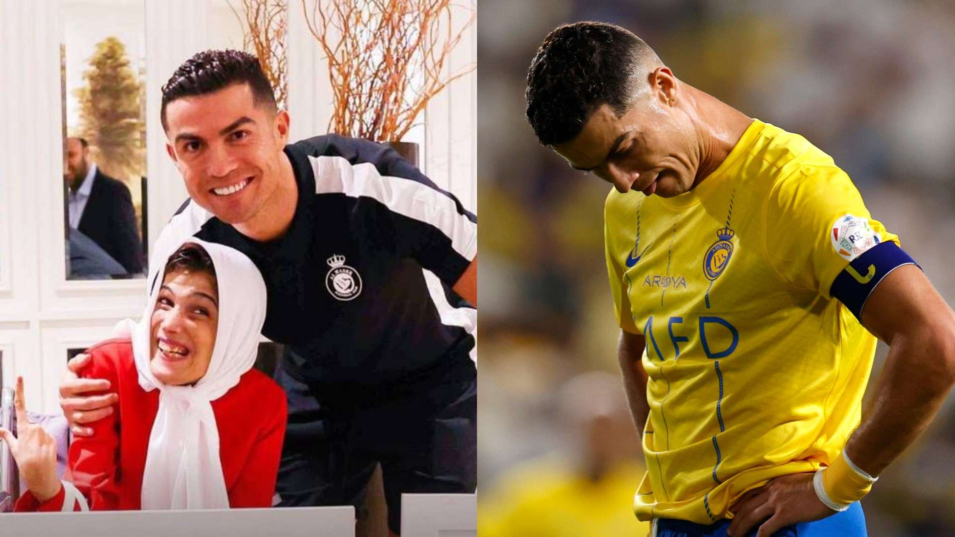 Cristiano Ronaldo Nassr Fatemeh Hamami Iran