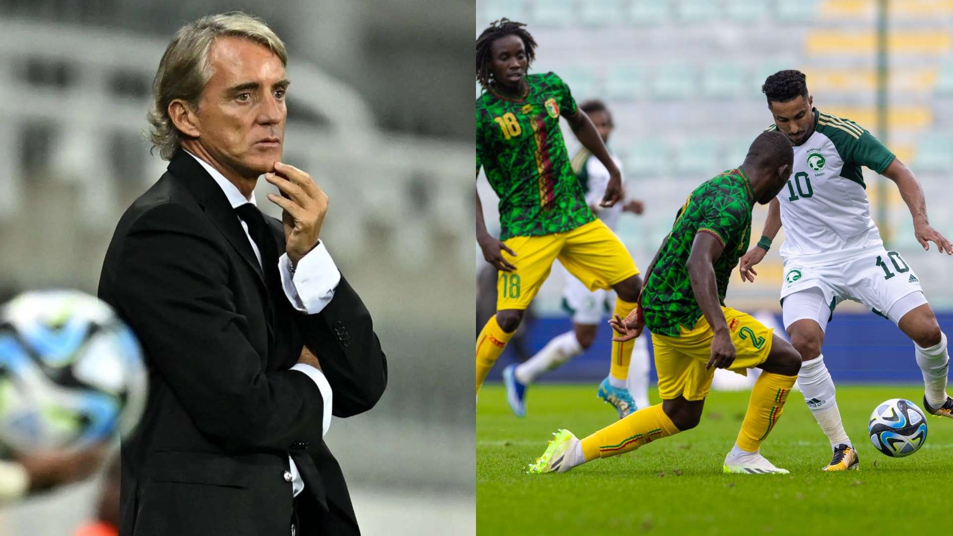 Roberto Mancini - Saudi Arabia vs Mali