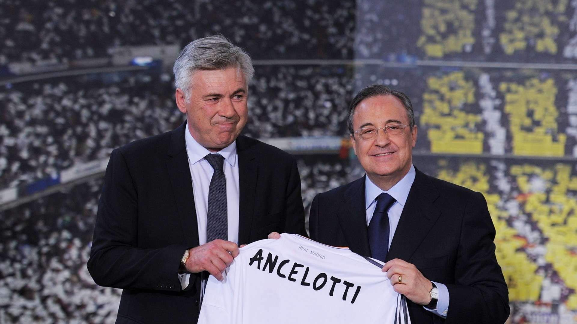 Carlo Ancelotti Florentino Perez