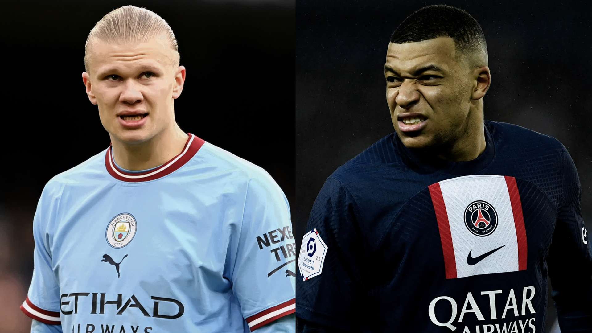 Erling Haaland Kylian Mbappe