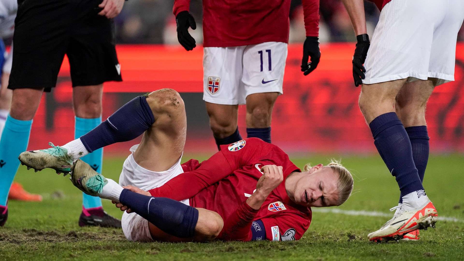 Erling Haaland Norway injured 2023