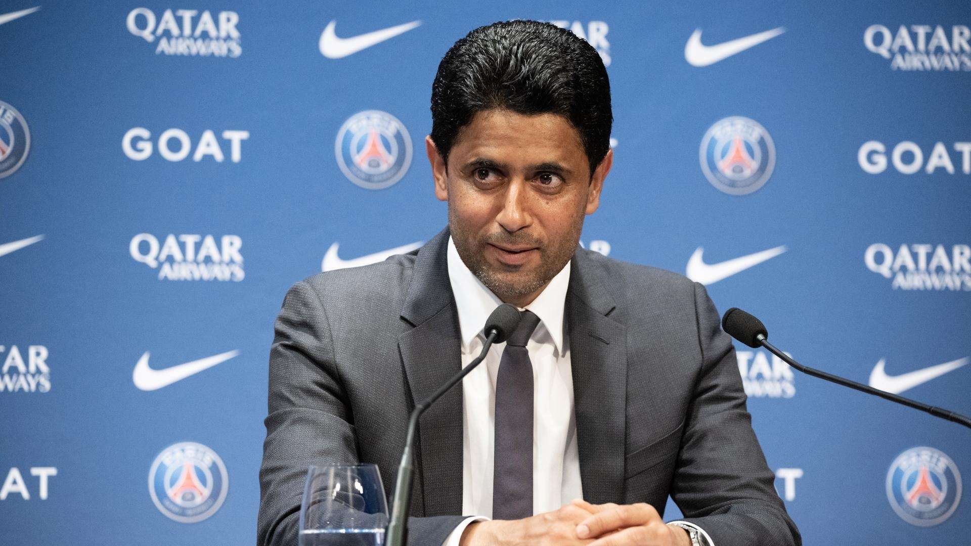 Nasser Al-Khelaïfi, presidente e dono do Paris Saint-Germain, em 2022