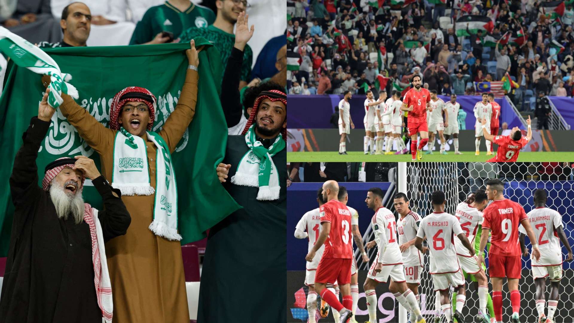 KSA Fans - UAE vs Palestine