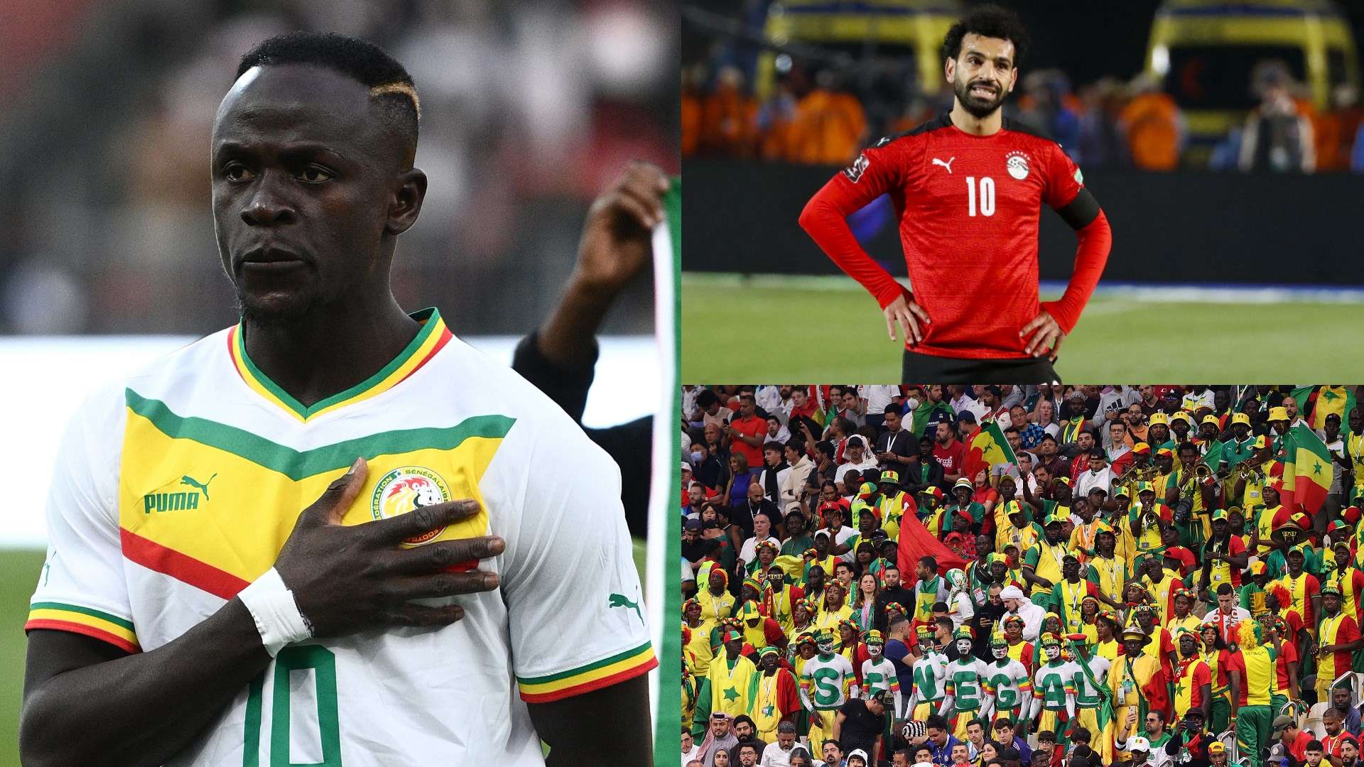 Sadio Mane Senegal Mohamed Salah Egypt