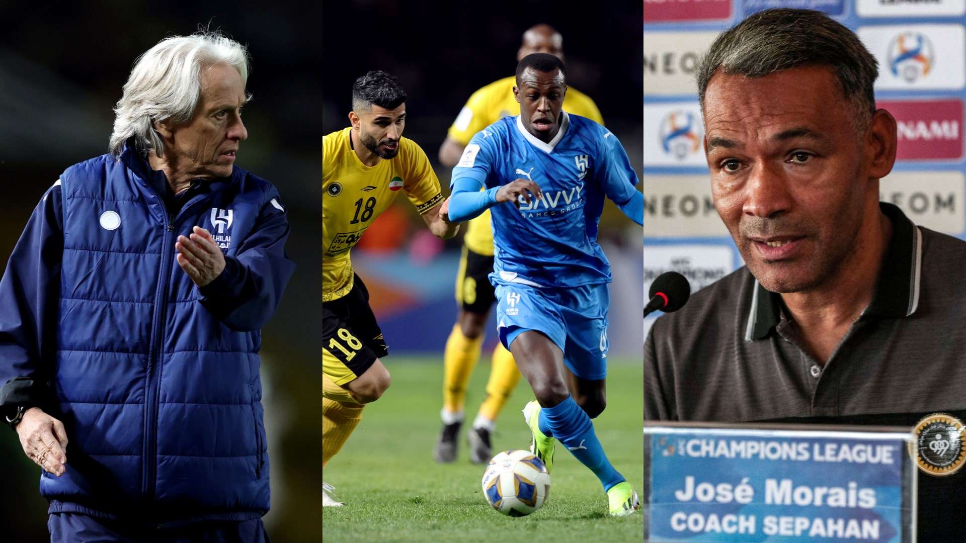 Sepahan Hilal AFCCL 2024 Jose Morais Jorge Jesus