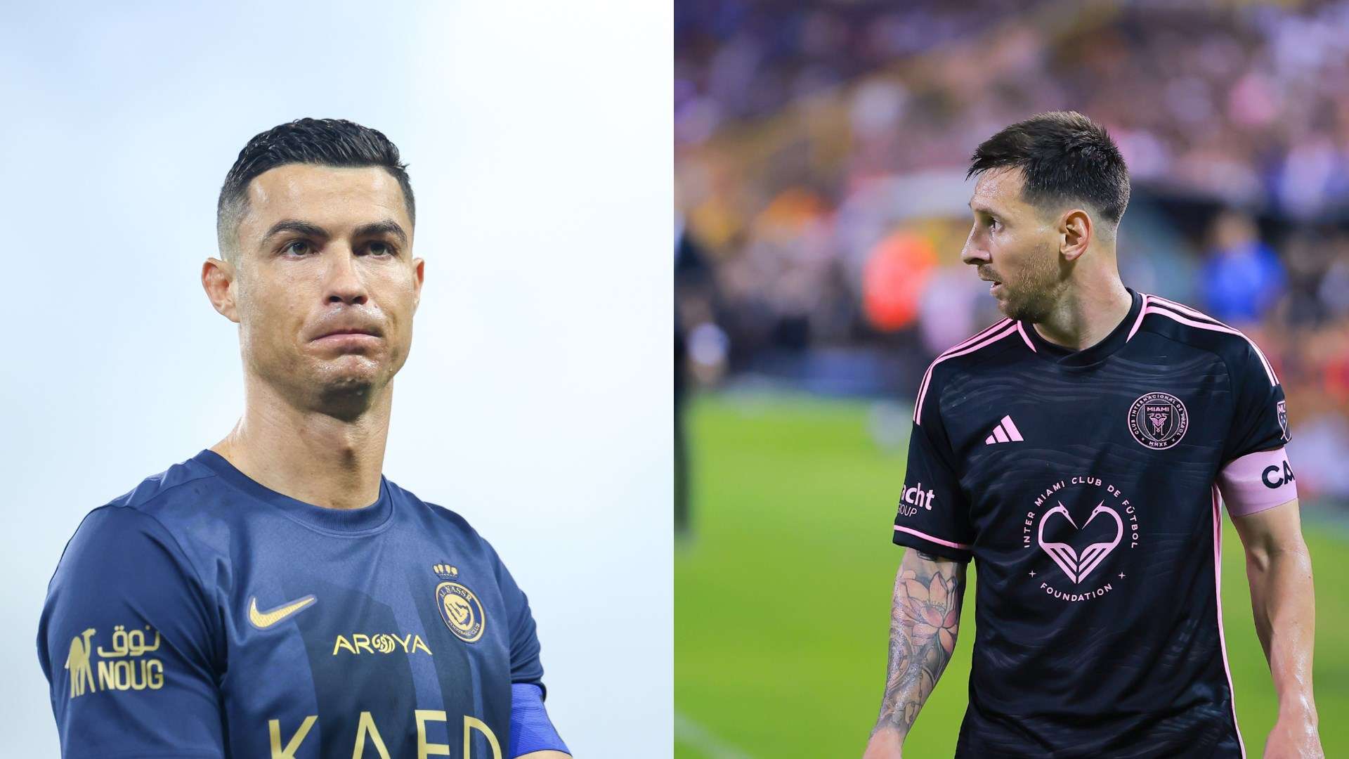 Cristiano Ronaldo Nassr Lionel Messi Inter Miami 2024