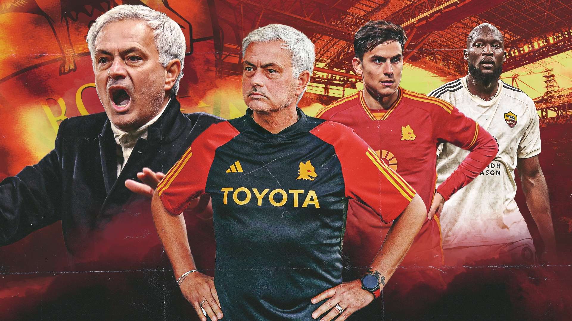 Jose Mourinho Roma GFX 2023-24