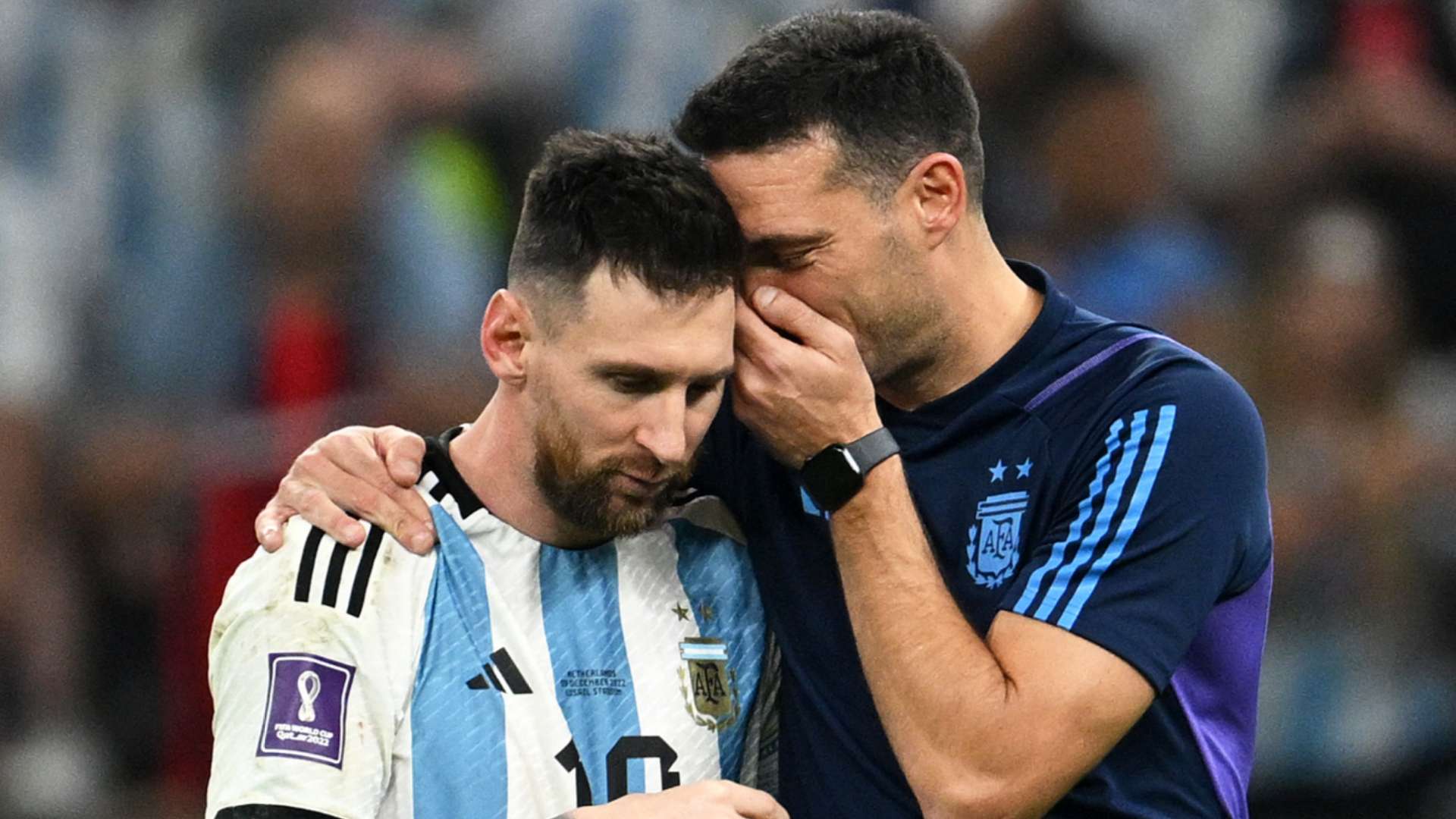 Lionel Messi Scaloni 2022 World Cup