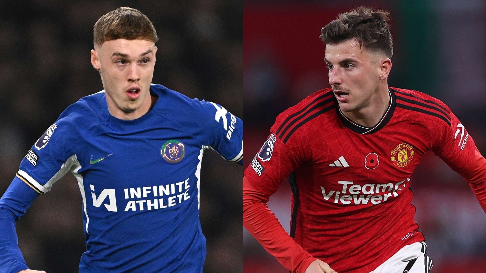 Cole Palmer Chelsea Mason Mount Man United