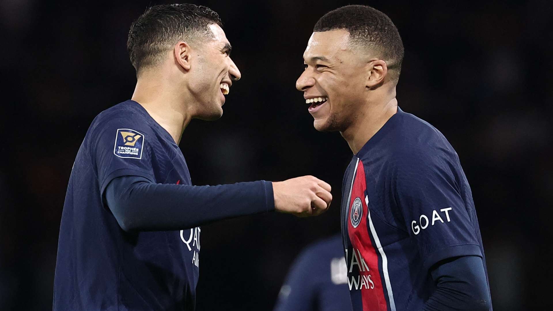 Hakimi Mbappe PSG Toulouse