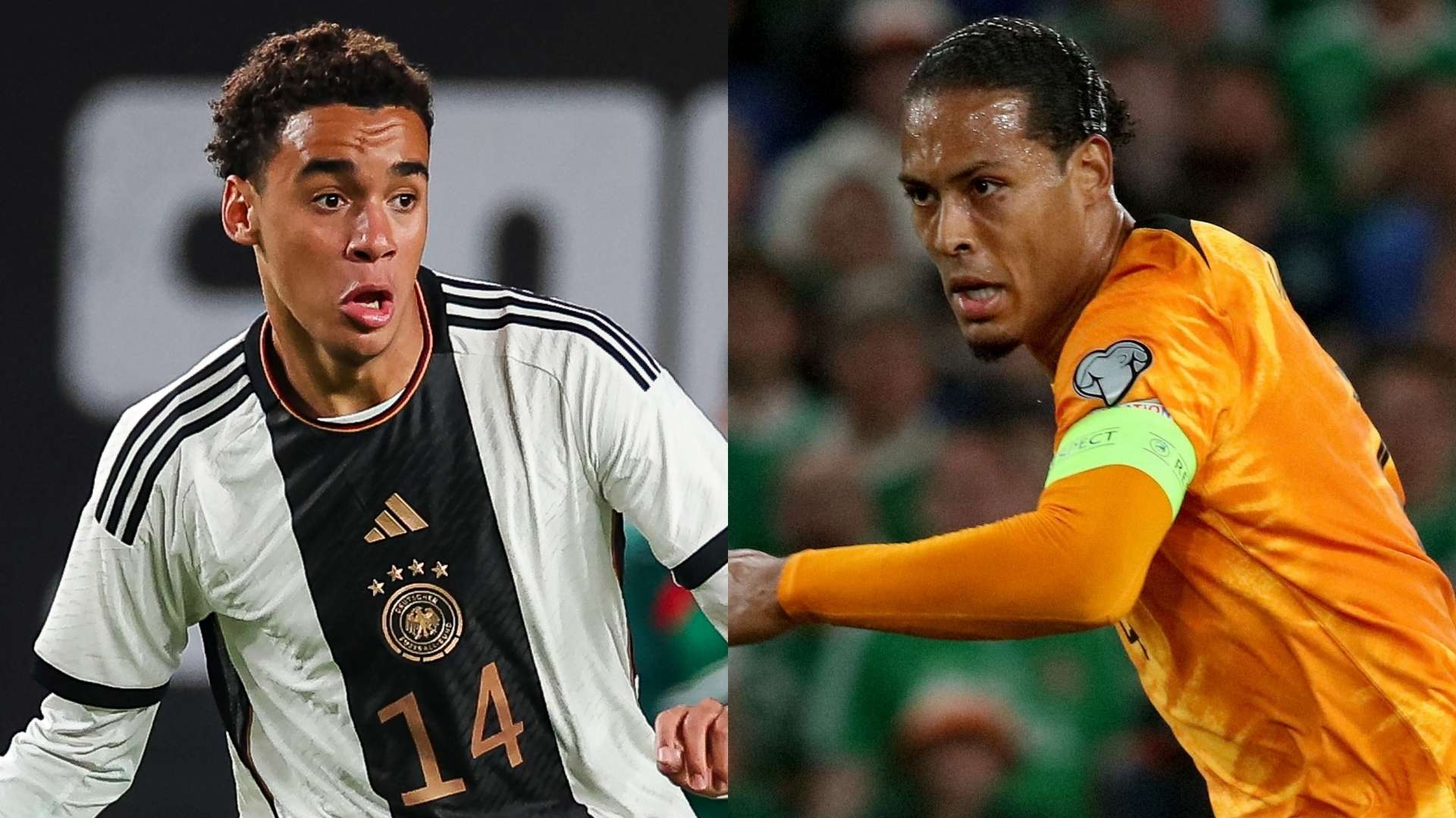 Jamal Musiala Germany Virgil van Dijk Netherlands