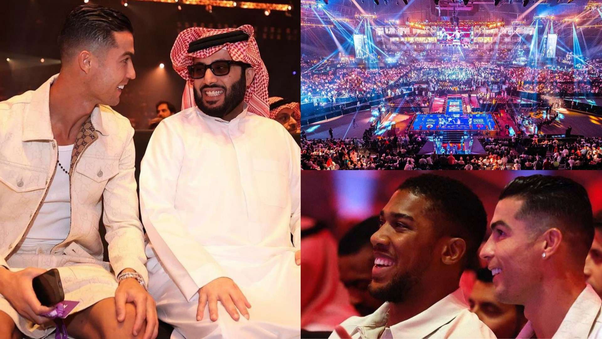 Anthony Joshua Cristiano Ronaldo Turki Alalshikh 2024