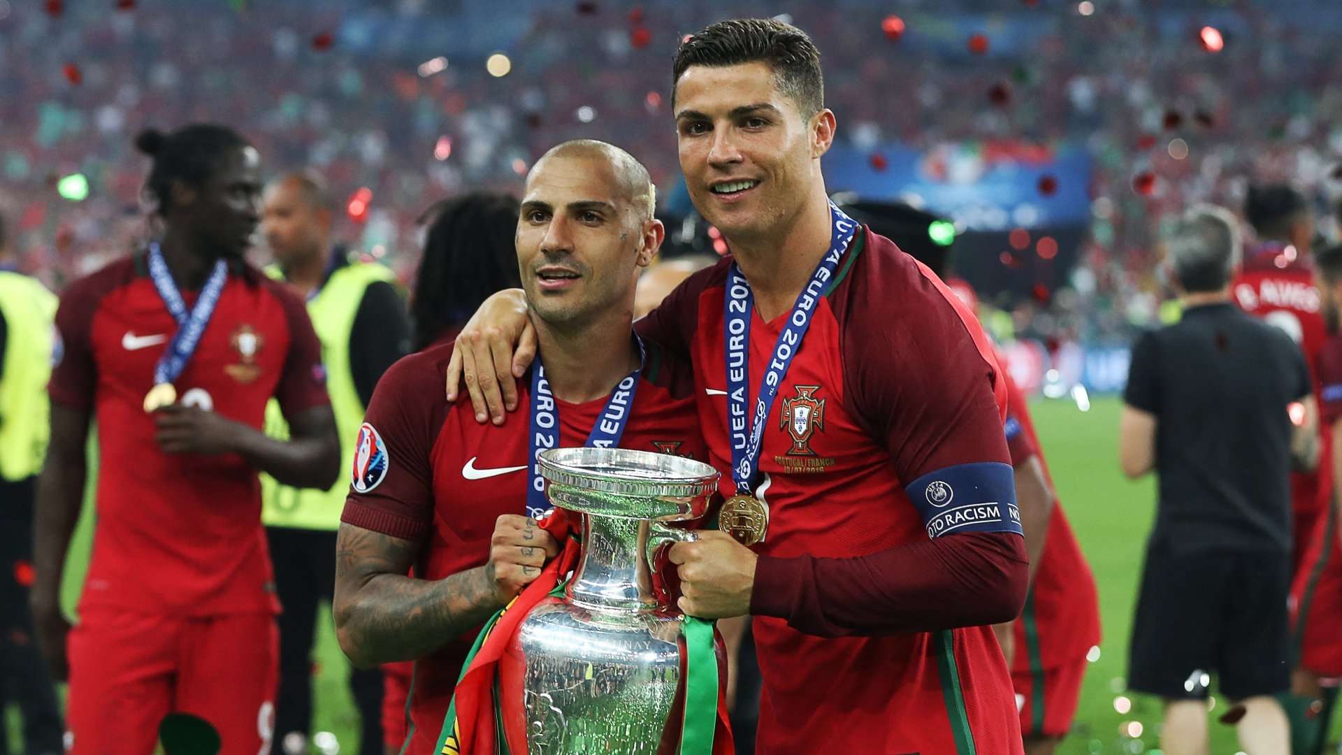 Ricardo Quaresma Cristiano Ronaldo Portugal Euro 2016