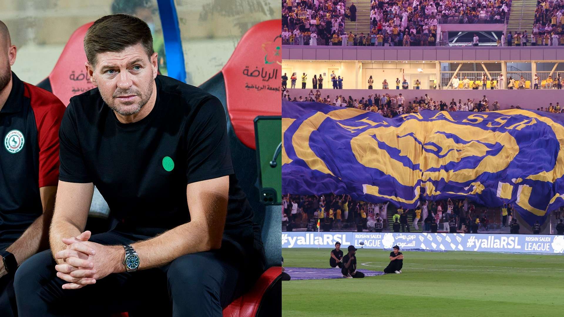 Steven Gerrard Ittifaq 2023 Nassr Fans