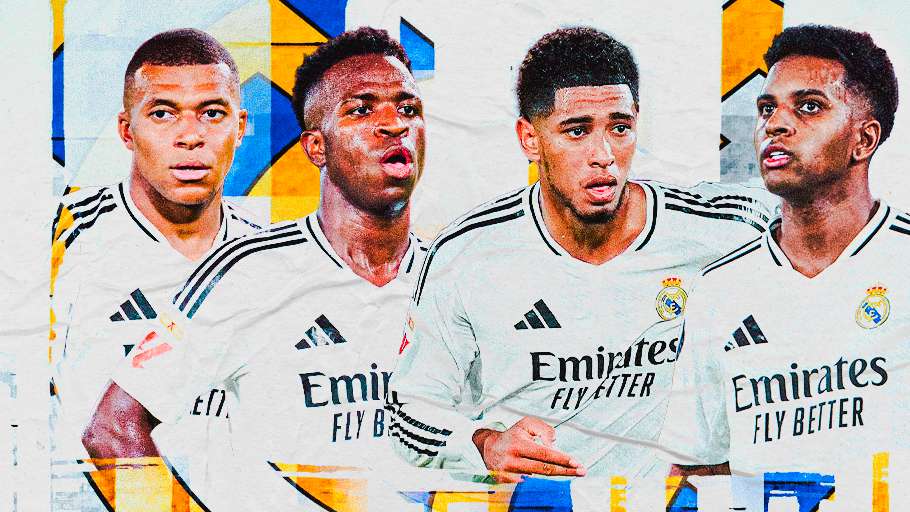 HIC Real Madrid Mbappe Bellingham Vinicius Junior Rodrygo 2x1