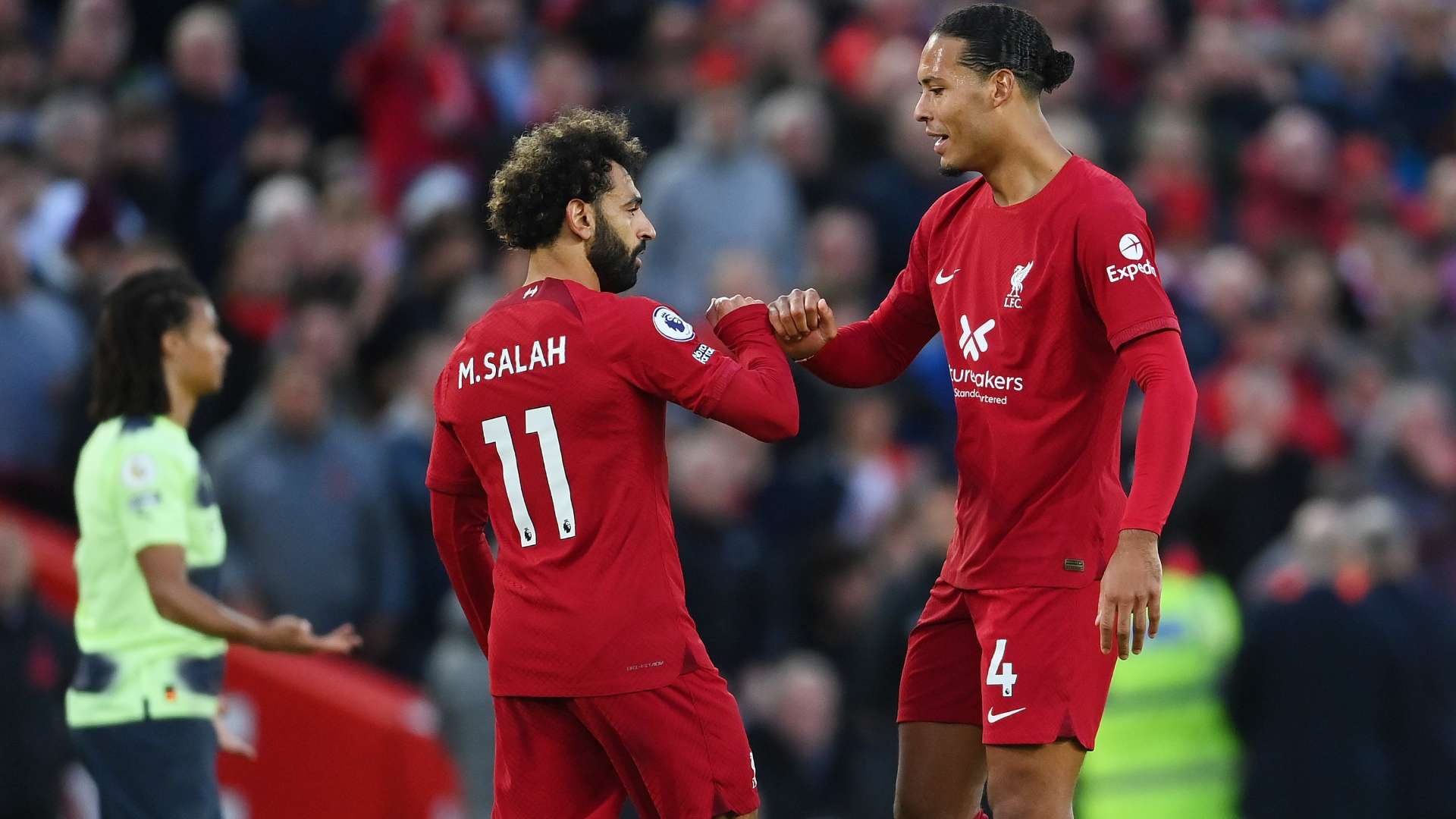 Salah Van Dijk Liverpool Manchester City Premier League