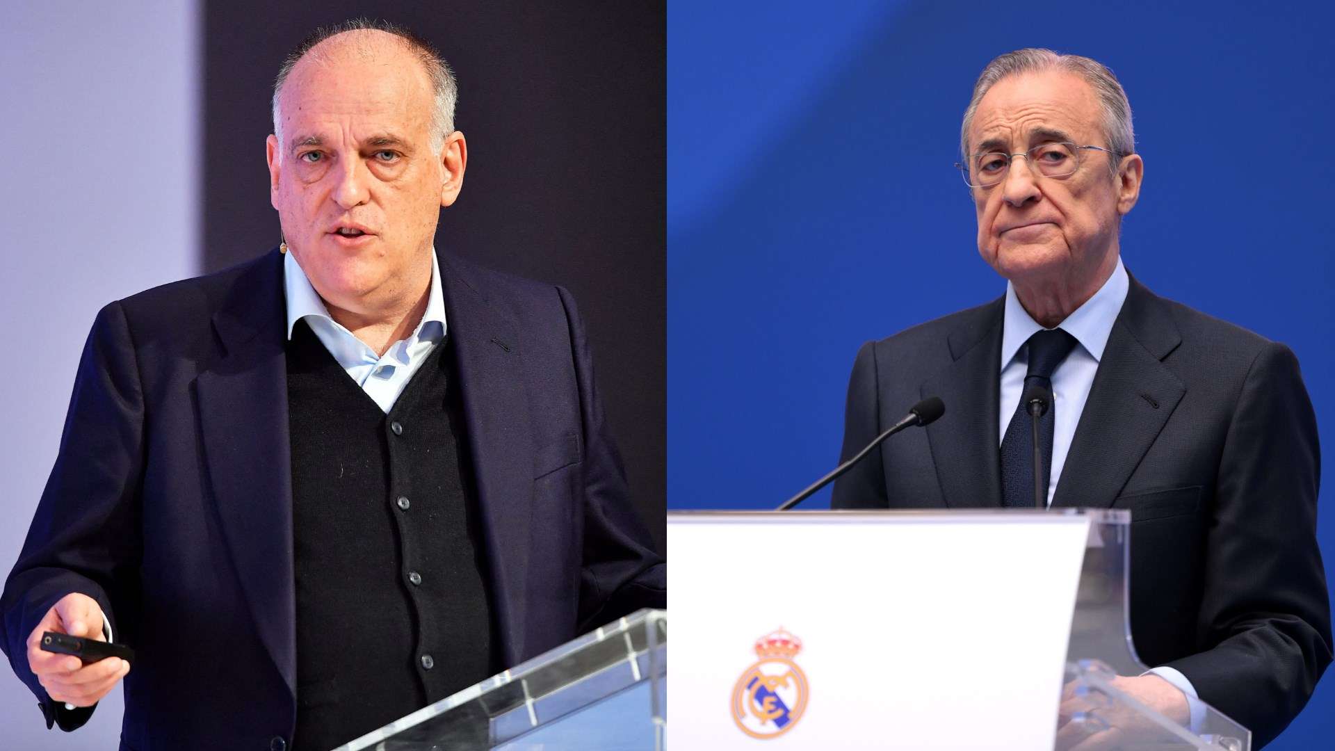 Javier Tebas Florentino Perez Real Madrid