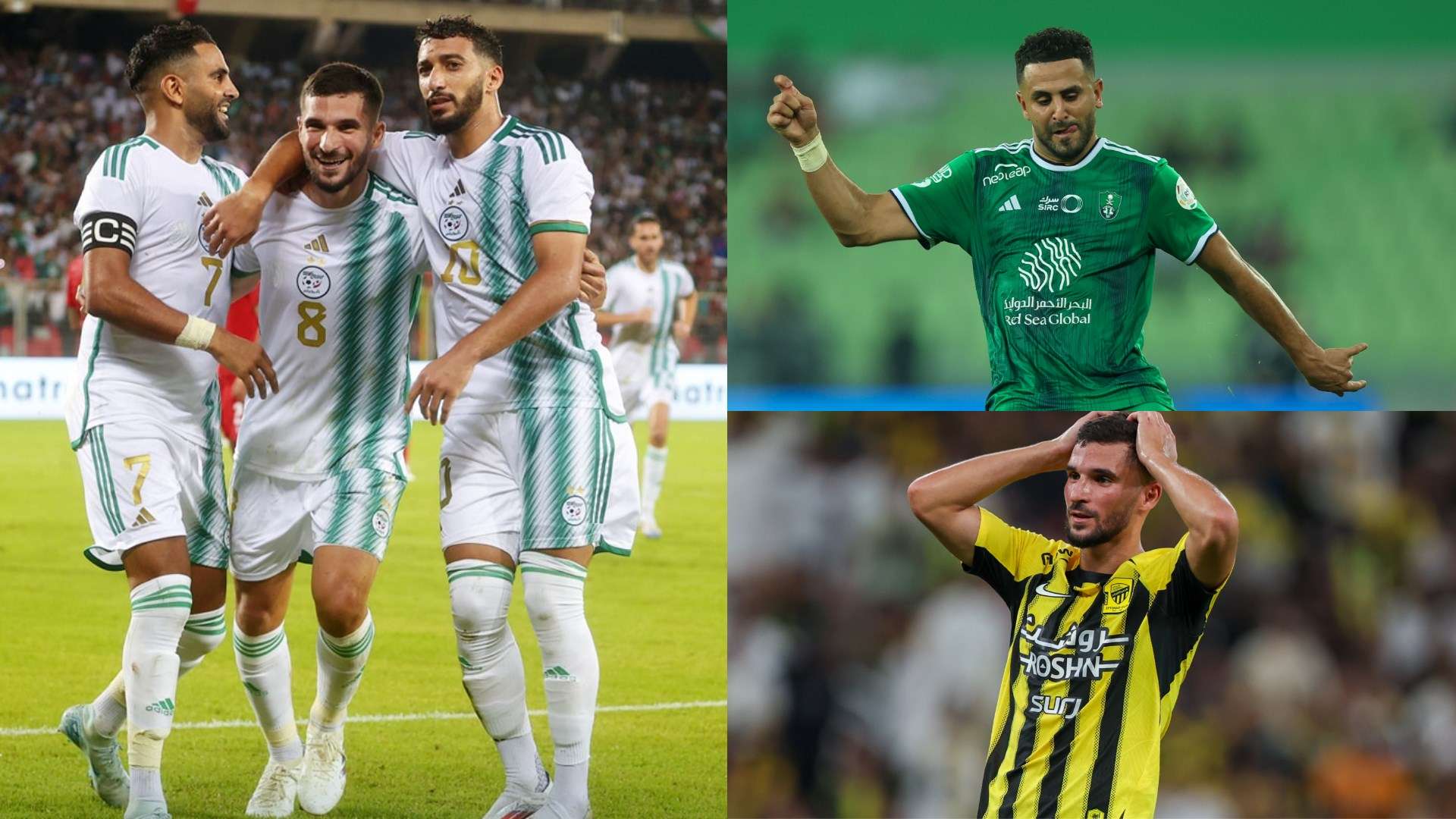 Riyad Mahrez Hossam Aouar - Ahli Ittihad