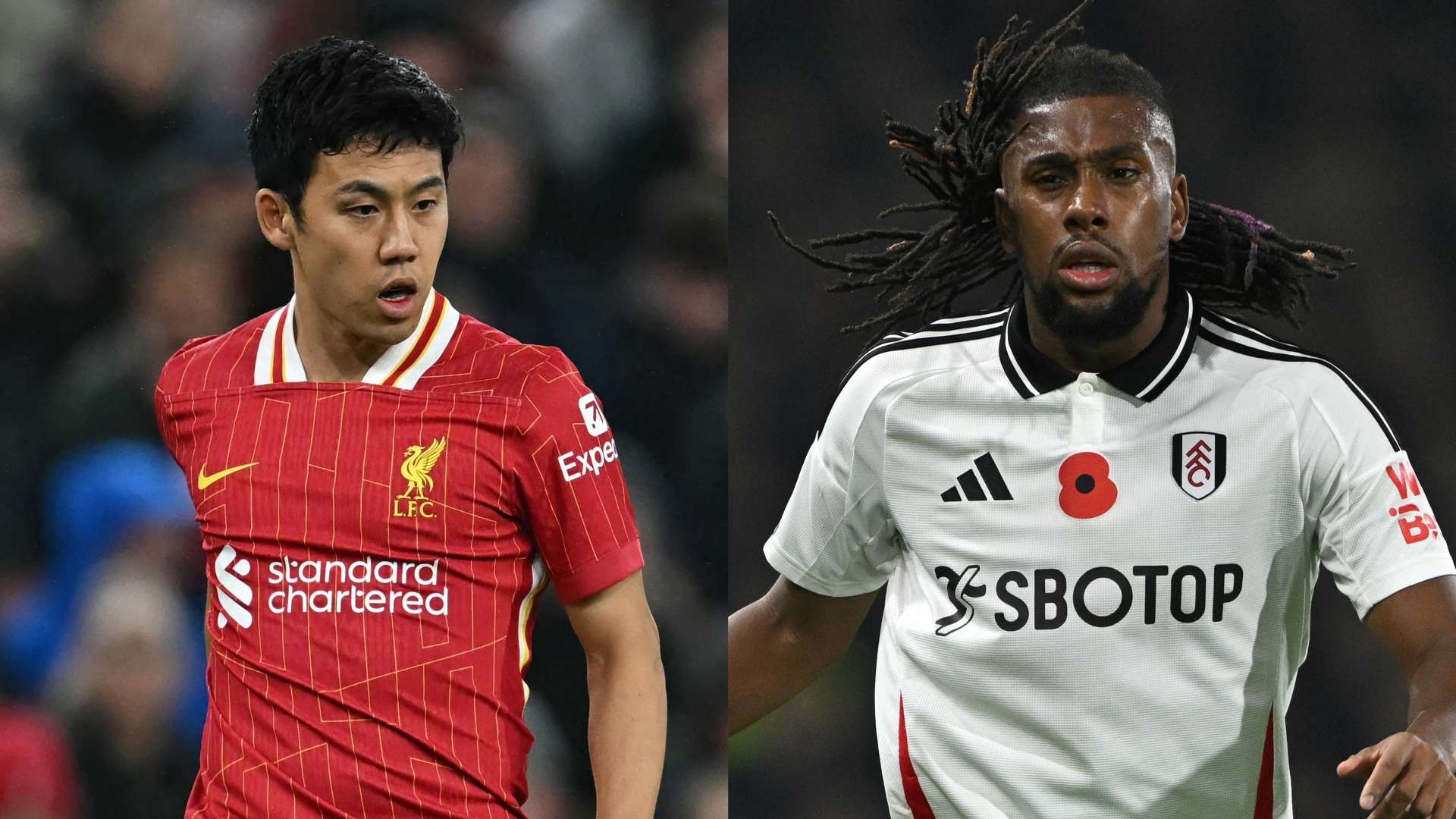 Wataru Endo Liverpool Alex Iwobi Fulham