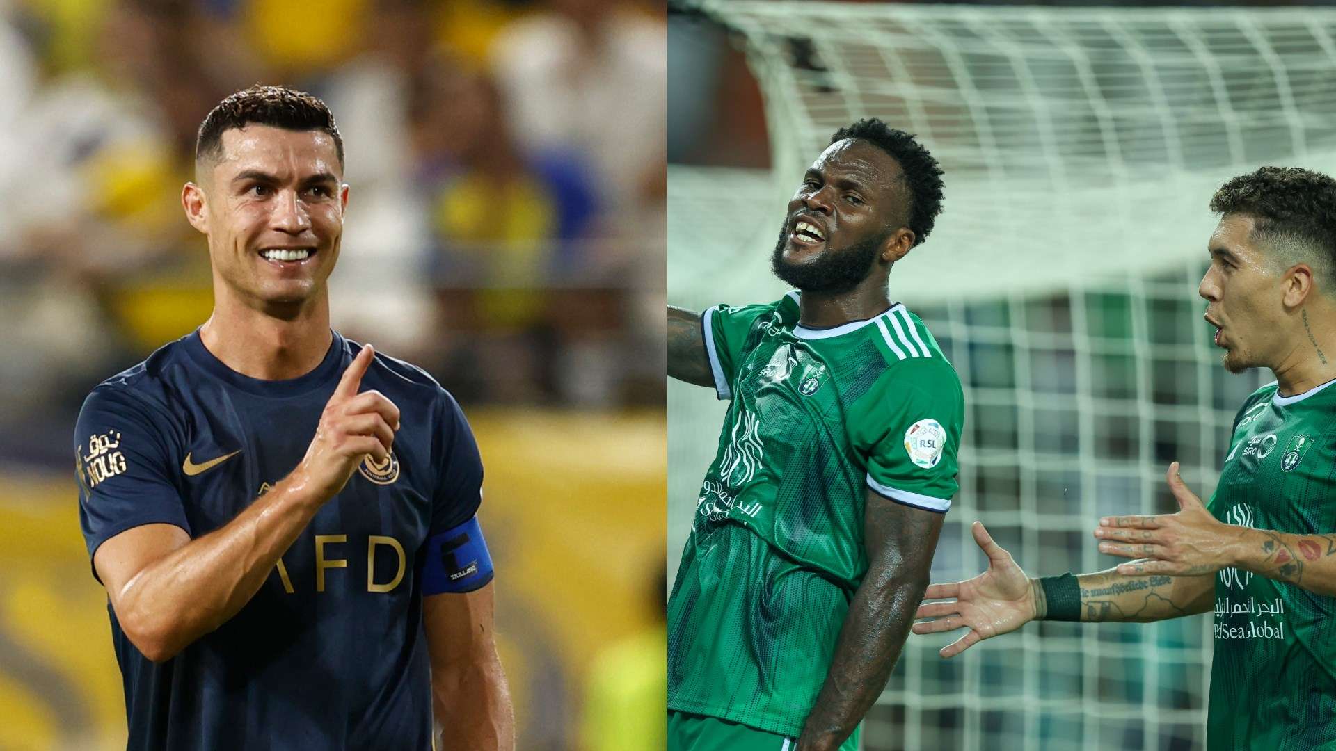 Cristiano Ronaldo - Franck Kessie - Nassr - Ahli 2023