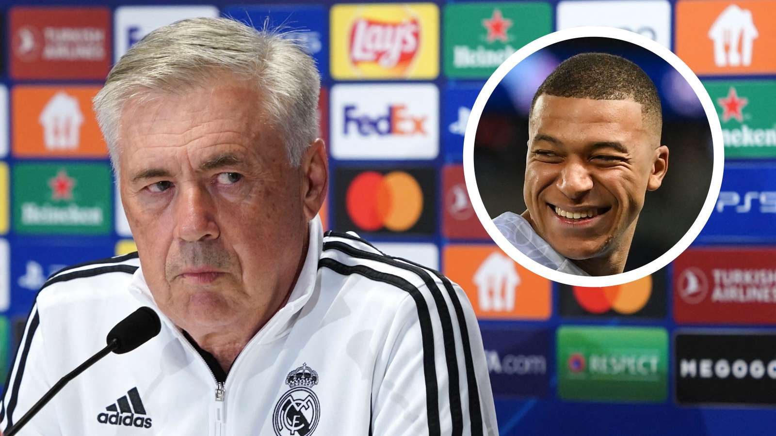 Ancelotti-Mbappe