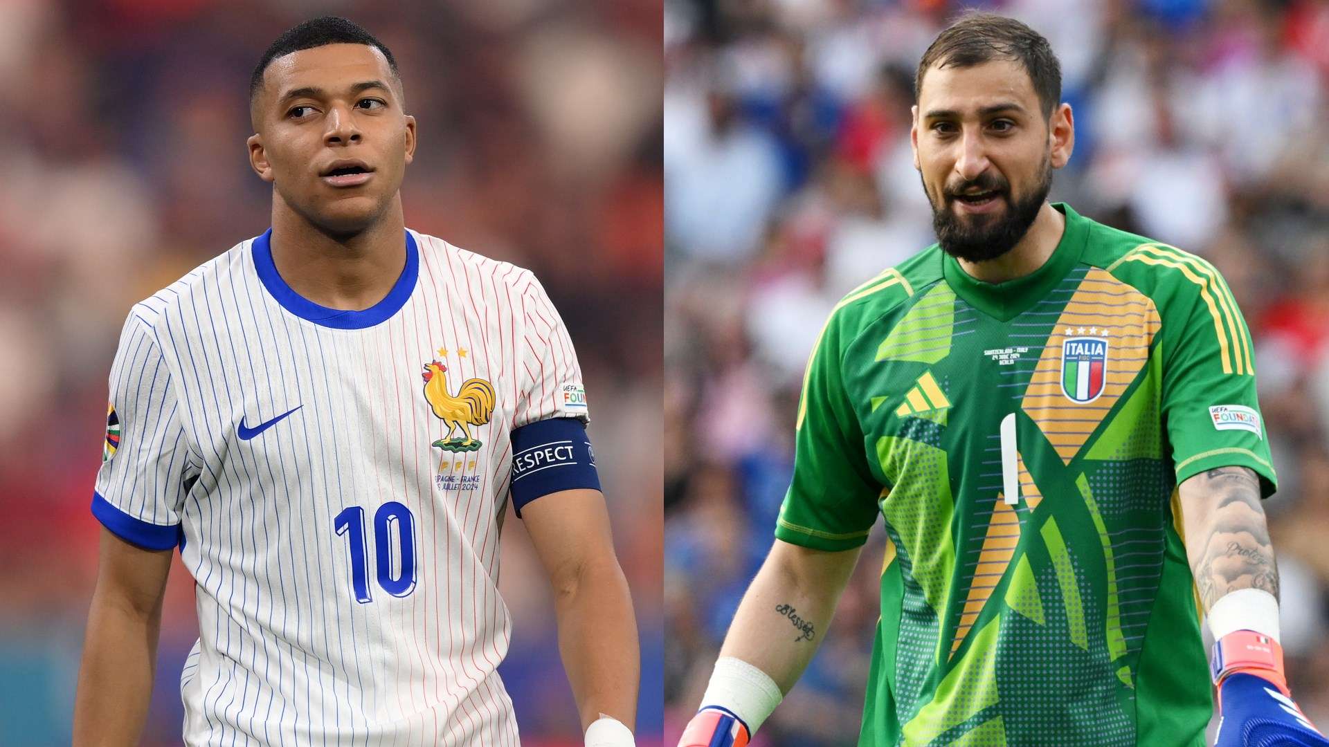 Mbappe Donnarumma Francia Italia