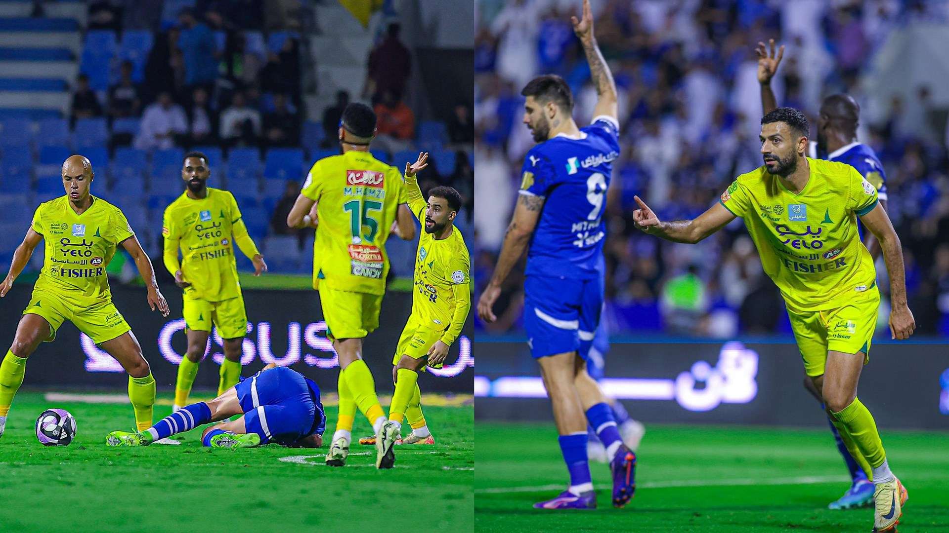 فيديو: الهلال يباغت الاتحاد بالهدف الثاني 